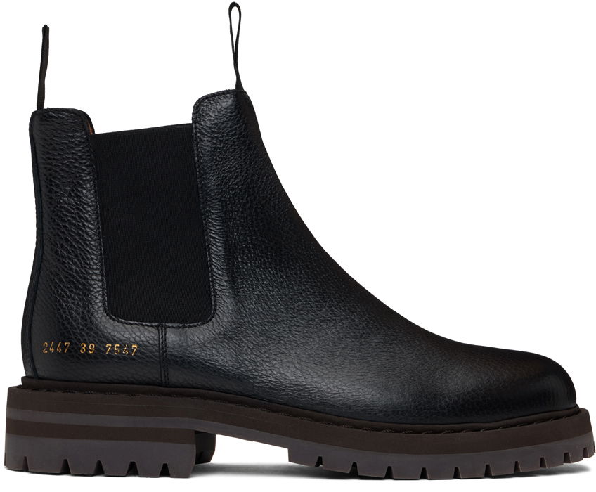 Oblačila Common Projects Common Projects Workboot Chelsea Boots Črna | ARTICLE 2447, 0
