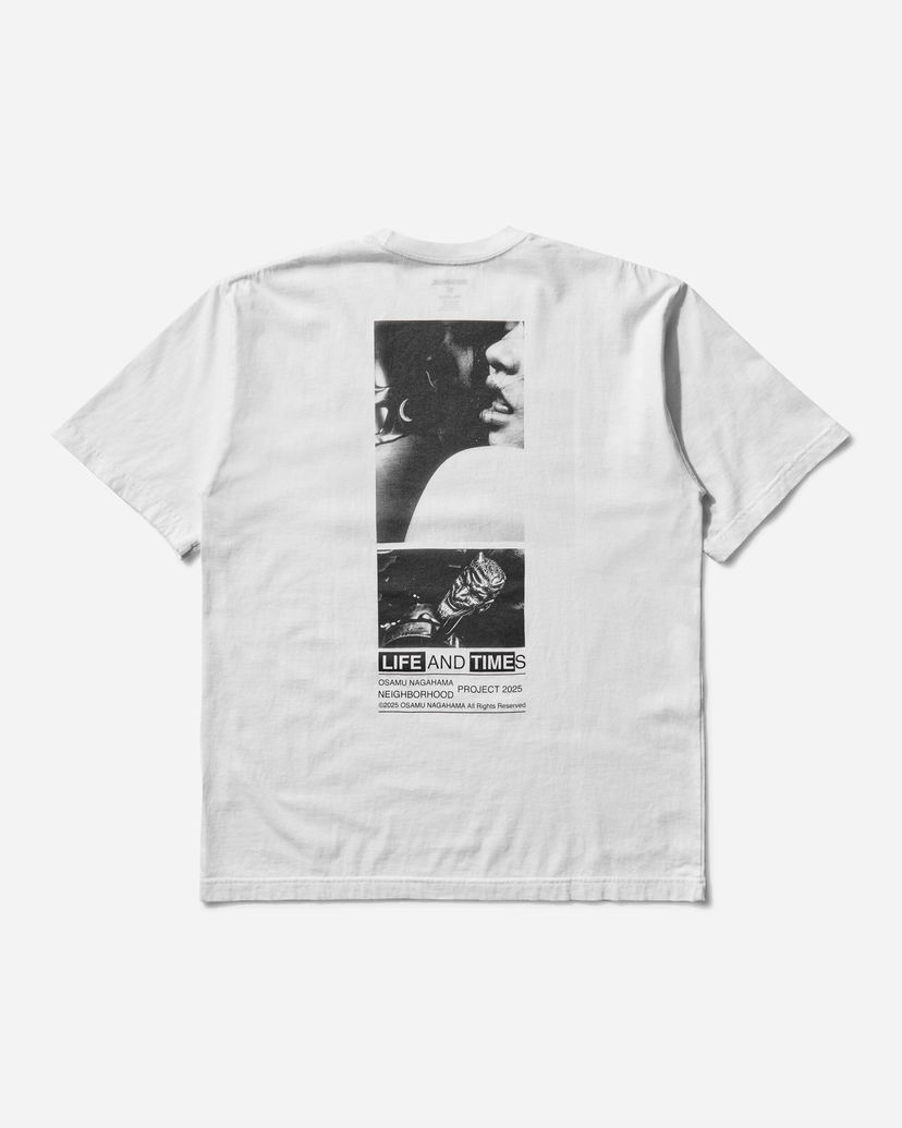 Majica Neighborhood Osamu Nagahama SS-2 T-Shirt Bela | 251PCNON-ST02 WH