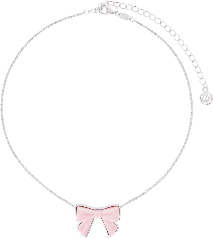 Ogrlica SHUSHU/TONG SHUSHU/TONG YVMIN Edition Bowknot Necklace Roza | 25639PNK00NN