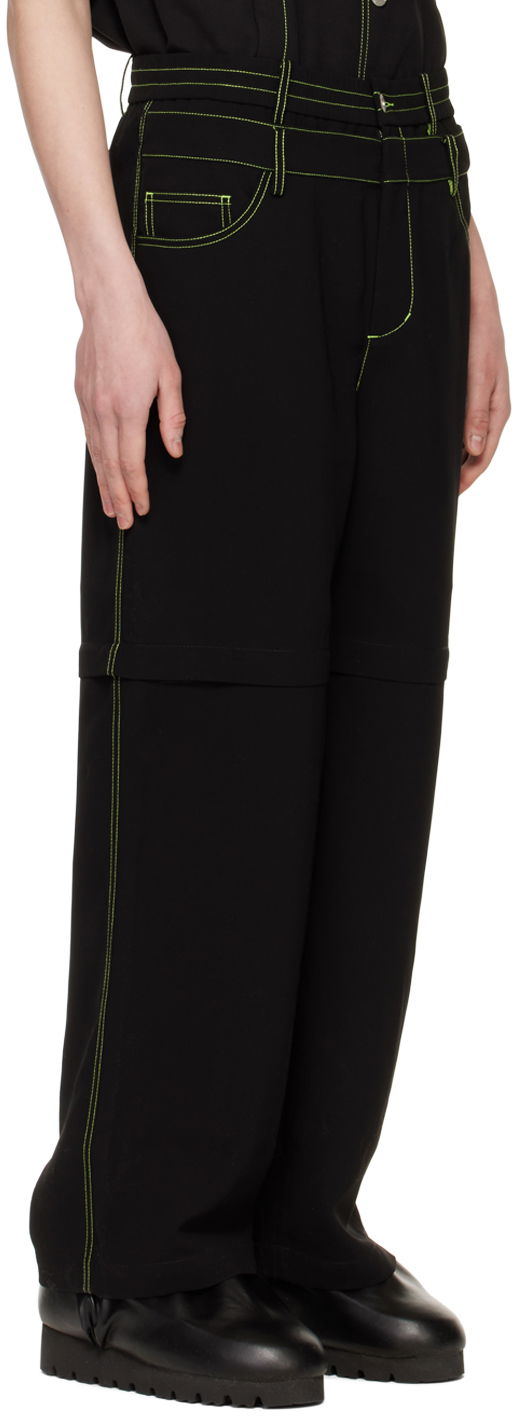 Hlače Feng Chen Wang Feng Chen Wang Convertible Trousers Črna | FMS15TR23, 1