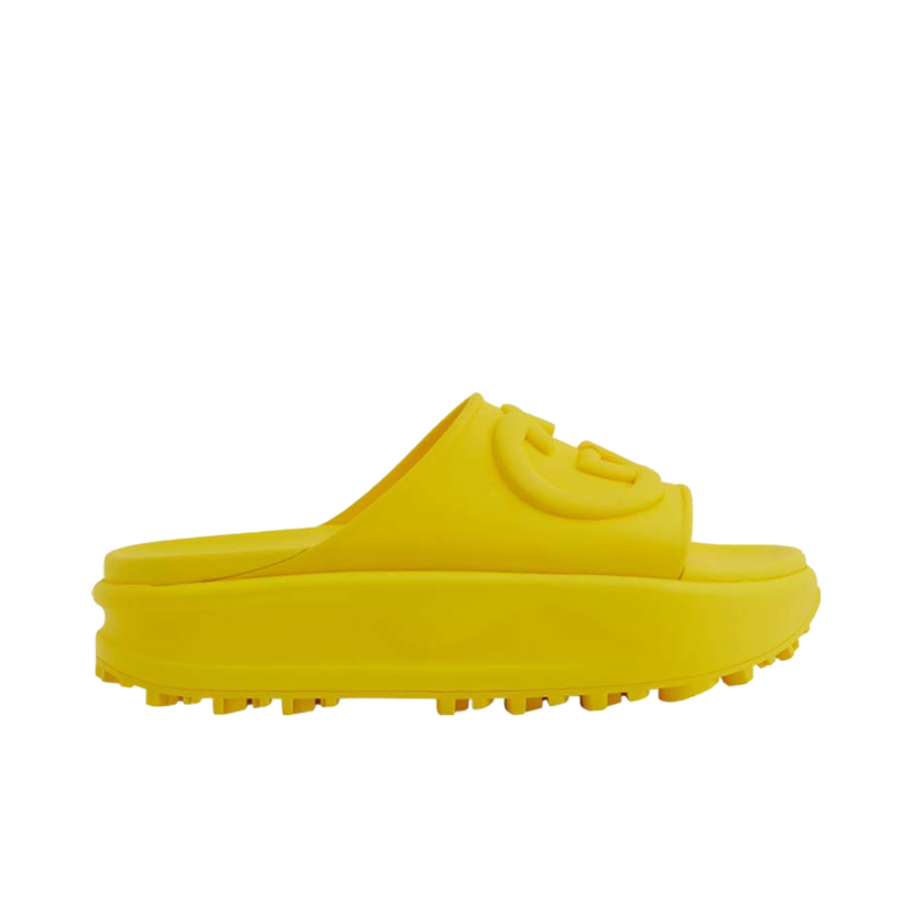 Superge in čevlji Gucci Interlocking G Slide Yellow W Rumena | 692845 JF000 7213