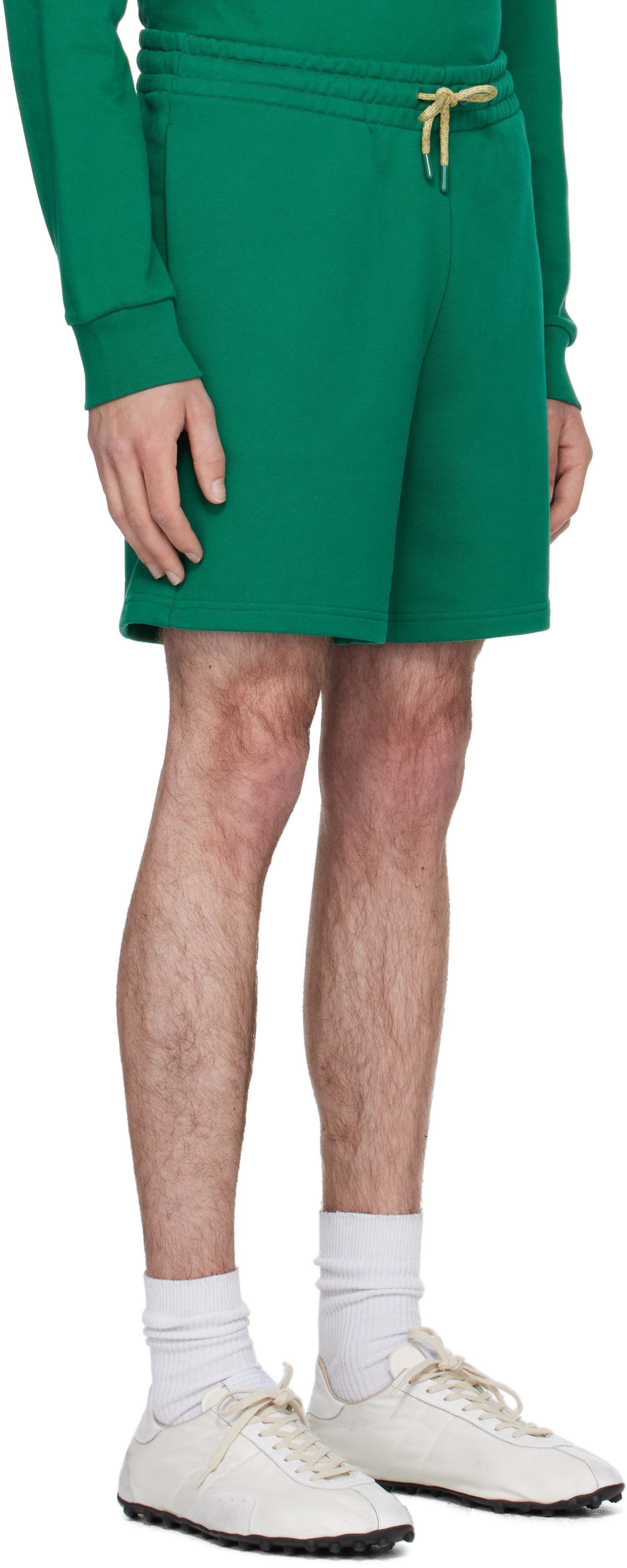 Kratke hlače Casablanca Casablanca Montagne Sweat Shorts Zelena | MPF25-JTR-003-02, 1