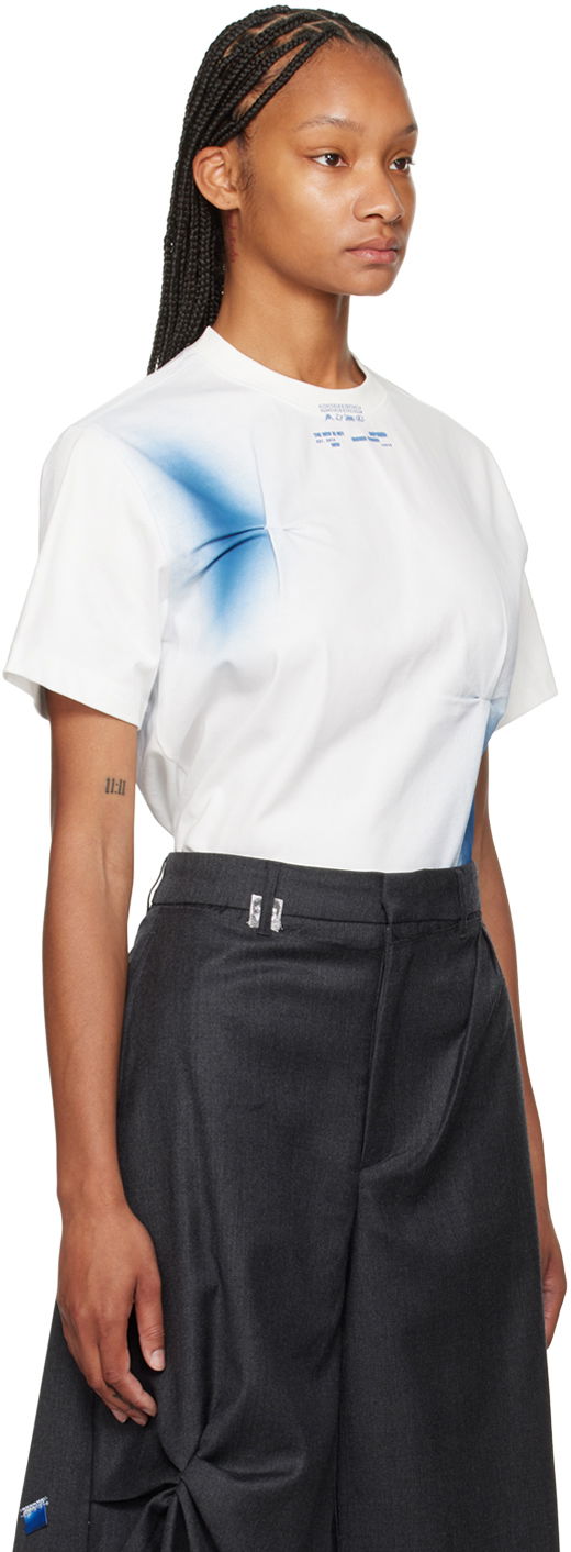 Majica ADER ERROR Nowia Graphic Print Cotton T-Shirt Bela | BN01SSTS0102OW, 1