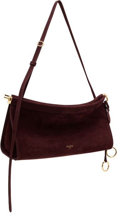 Torbica Alaïa ALAÏA 'Le Click' East West Medium Suede Bag Bordo | AA1S01430CA214, 1