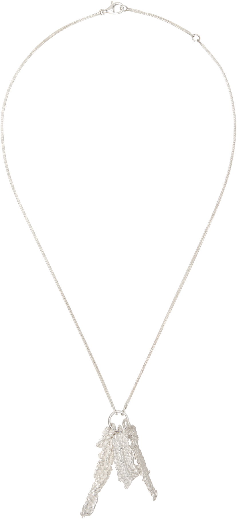 Ogrlica OUR LEGACY Casted Knit Necklace Kovinski | A4258NF