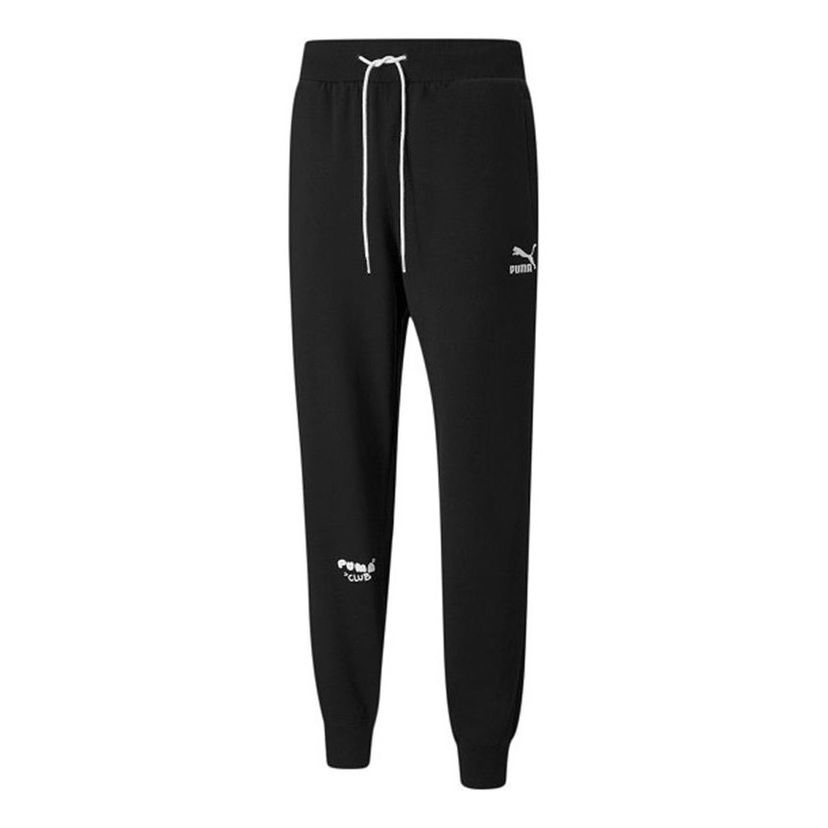 Trenirka Puma Club Logo Sweatpants Črna | 533202-01