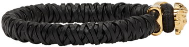 Zapestnica Versace Versace Woven Medusa Bracelet Črna | DG06691 DMTN, 4