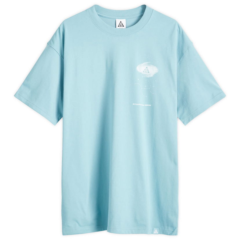 Majica Nike ACG OC Galaxy T-Shirt in Denim Turqoise, Size Large | END. Clothing Modra | FZ5275-464