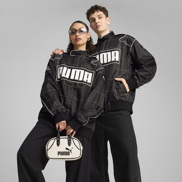 Bomber jakna Puma Unisex ARCHIVE SEASONAL Racer Jacket Črna | 629914_01, 0