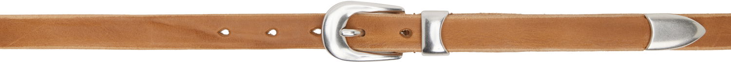 Pasovi OUR LEGACY Our Legacy 2 CM Leather Belt Rjava | A2258CDD, 0