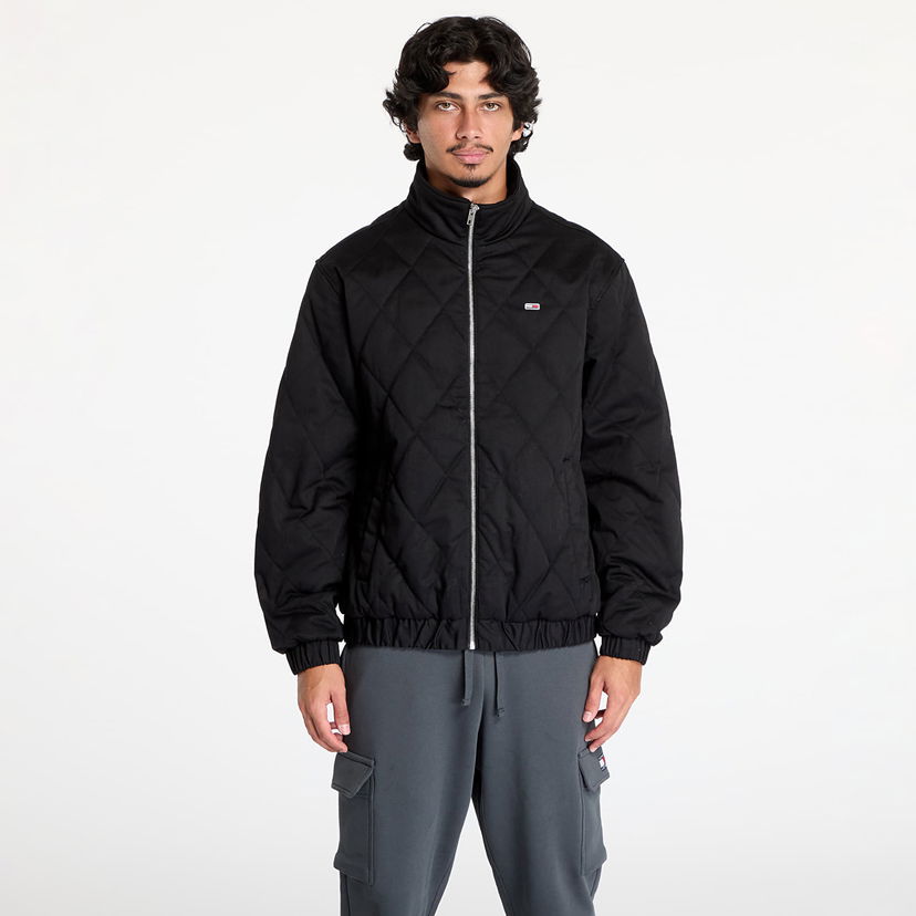 Jakna Tommy Hilfiger Essential Quilted Jacket Black Črna | DM0DM19633 BDS