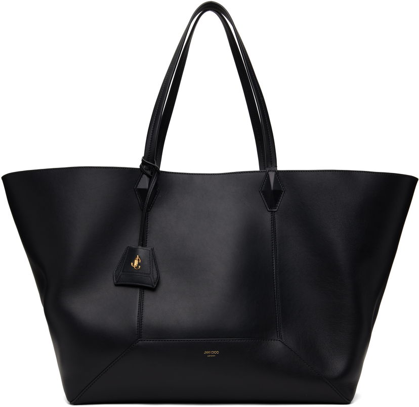 Tote bag Jimmy Choo Jimmy Choo Diamond L Tote Bag Črna | DIAMOND TOTE/L HUT