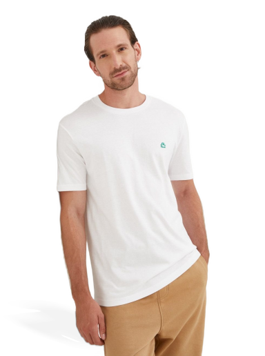 Majica United Colors of Benetton Cotton T-Shirt Bela | 3MI5J1AF7.101.