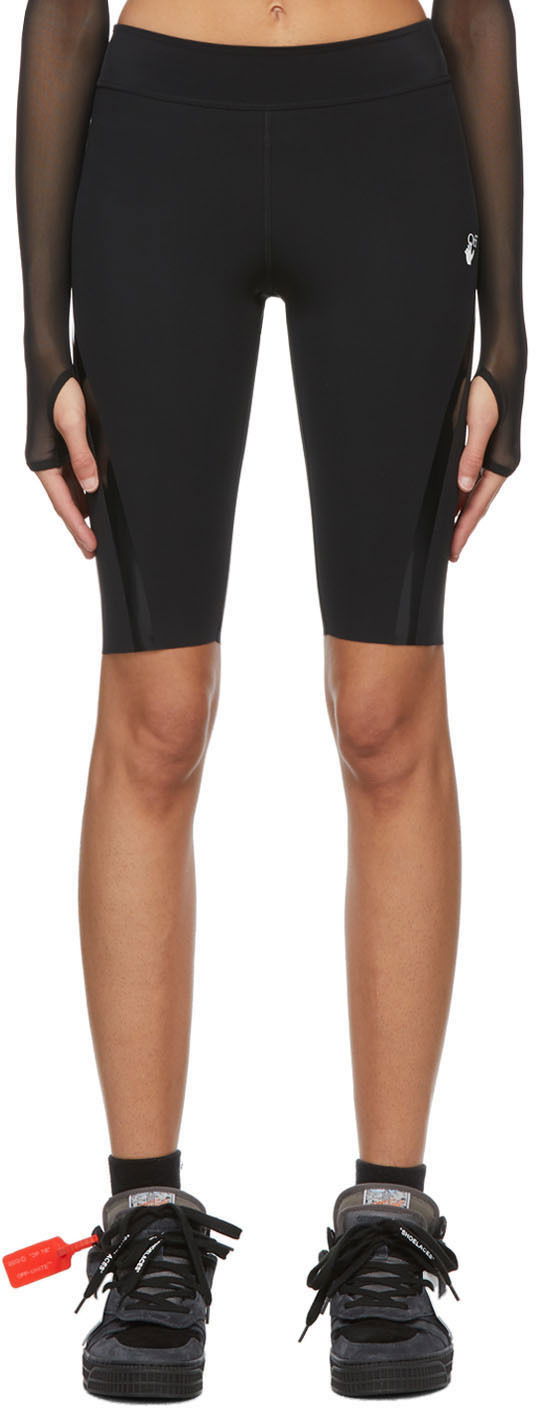 Kratke hlače Off-White Off-White Athleisure Cycling Shorts Črna | OWVH011E20JER0011001
