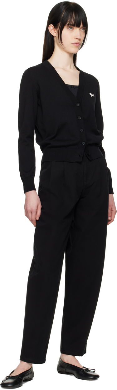Hlače A.P.C. A.P.C. Willow Pleated Carrot Fit Trousers Črna | COGBJ-F08486, 3