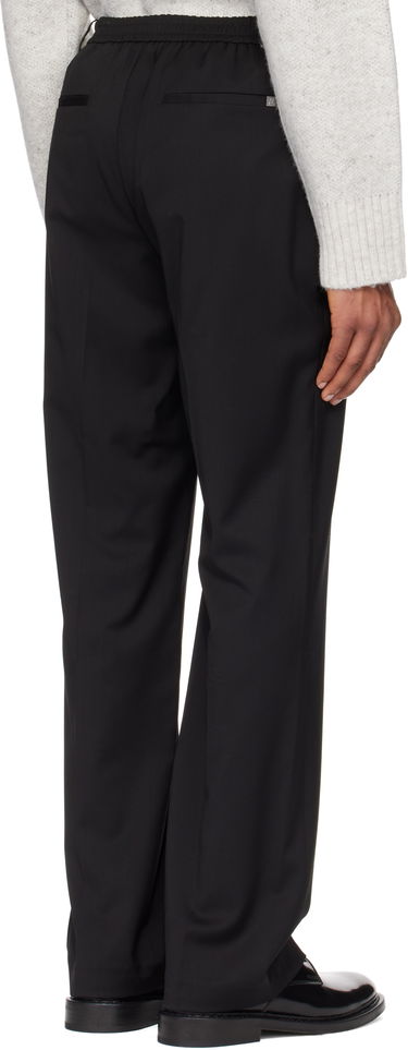 Hlače Helmut Lang Helmut Lang Relaxed Wool Trousers Črna | O09HM205, 2