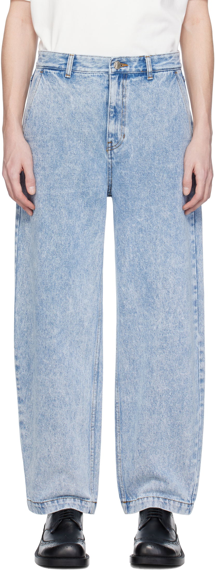 Kavbojke ADER ERROR ADER error Sig; TRS Tag 03 Jeans Modra | BO42FYJE0103SB