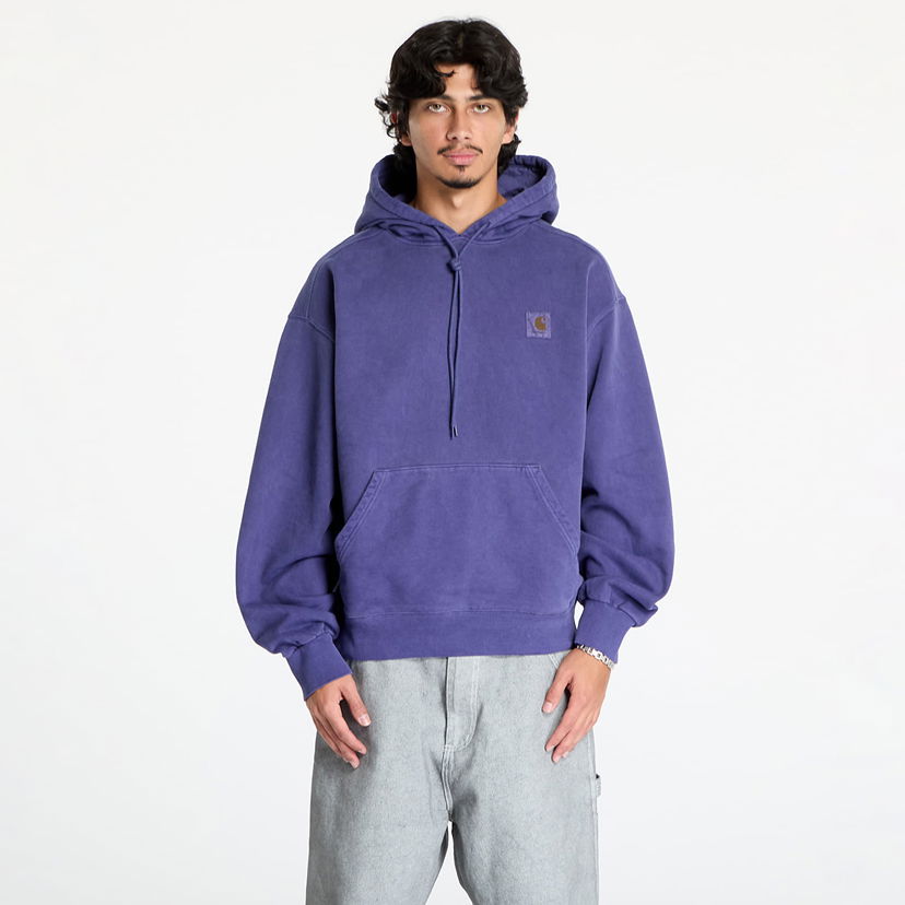 Pulover Carhartt WIP Sweatshirt Hooded Vista Sweat UNISEX Aura Garment Dyed XS Lila | I029523.2BZGD