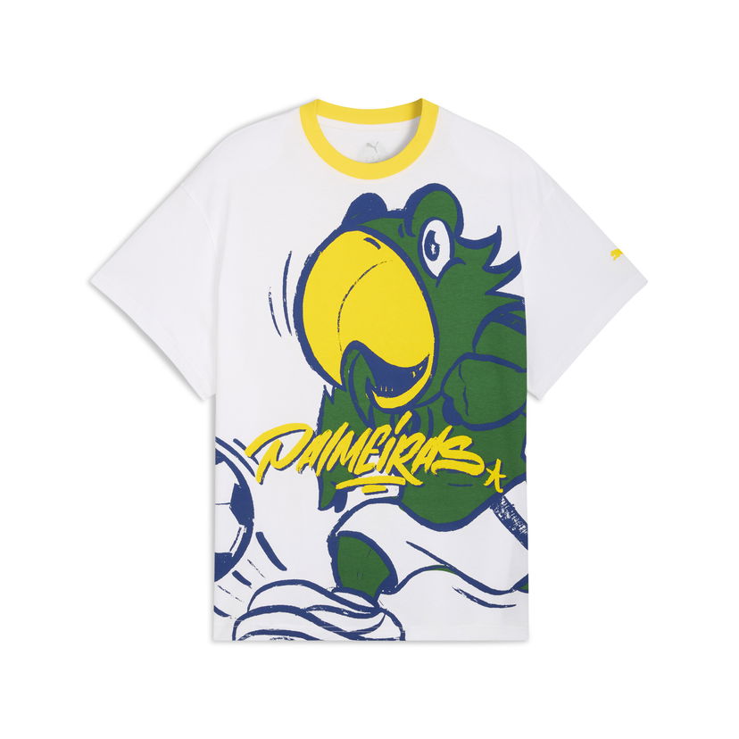 Majica Puma PUMA HOOPS x Palmeiras T-Shirt Bela | 631705_01