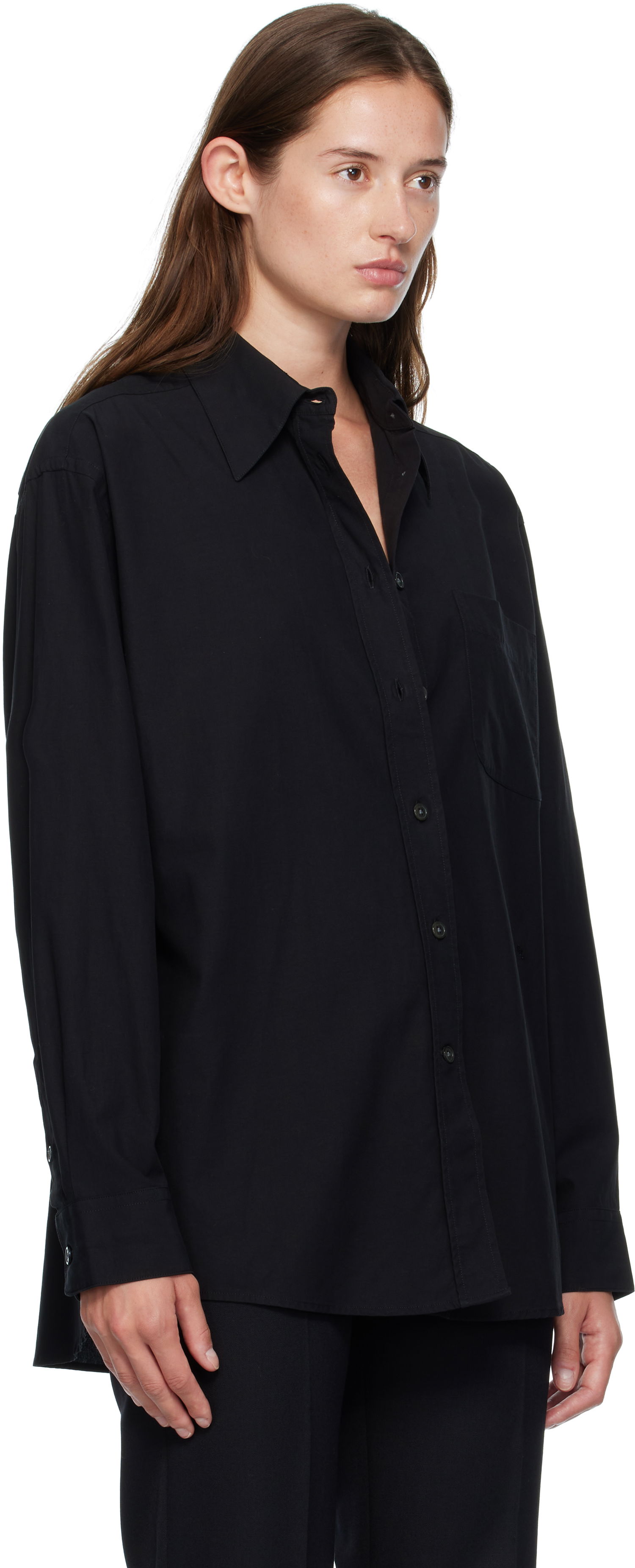 Srajce OUR LEGACY Our Legacy Precious Button-Down Shirt Črna | W4252PBCL, 1