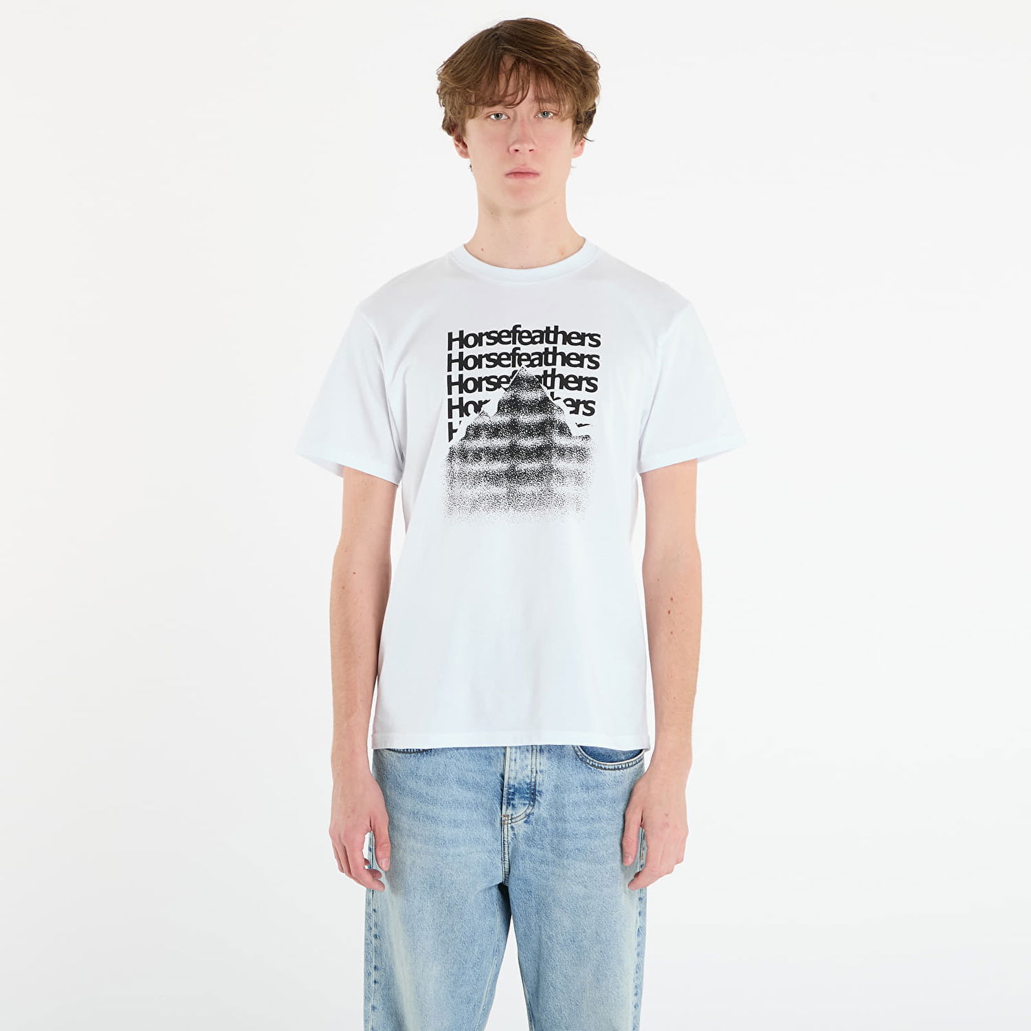 Majica Horsefeathers T-Shirt Focus Bela | SM1390C, 0