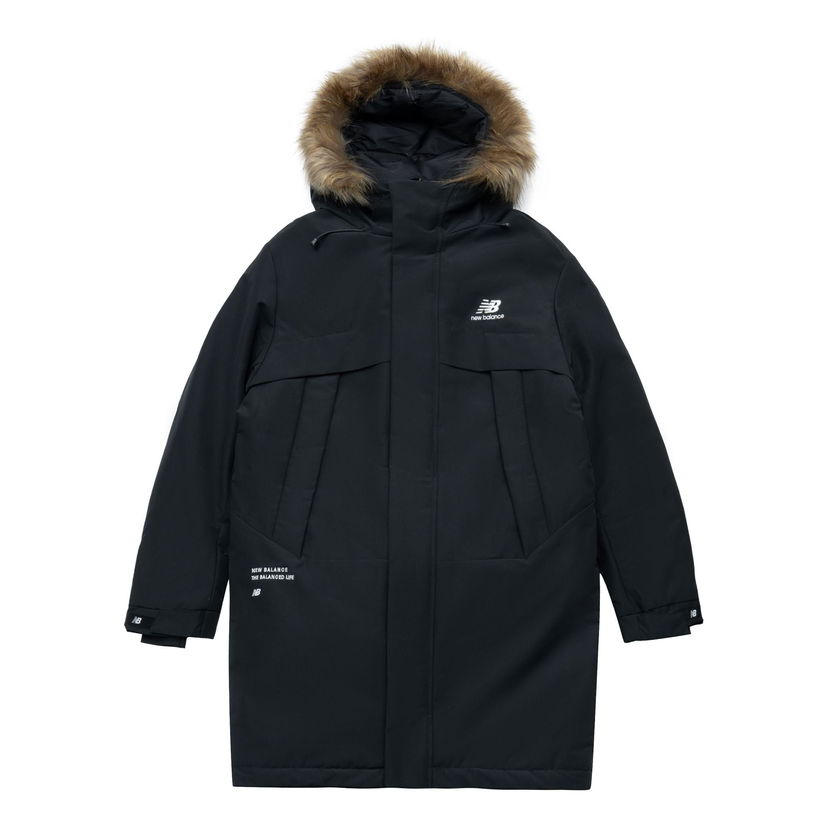 Parka New Balance Long Down Jacket Črna | 5PC44303-BK