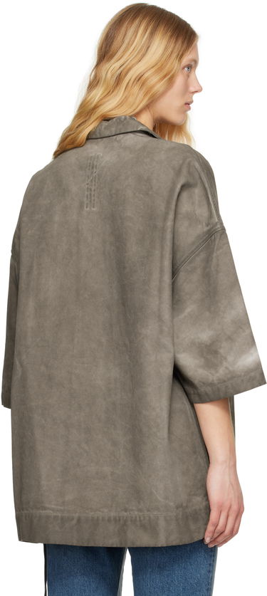 Srajce Rick Owens Rick Owens DRKSHDW Hollywood Magnum Tommy Shirt Siva | DS01E3206 CVS, 2