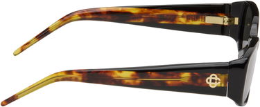 Sončna očala Casablanca Slim Square-Frame Tortoiseshell Temples Črna | EW-078-01, 1
