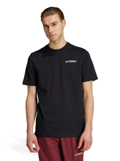 Majica adidas Originals Terrex Graphic MTN 2.0 Tee Črna | II6060