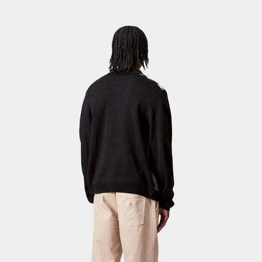 Pleteni pulover Carhartt WIP Carhartt WIP Bainter Stripe Cardigan Črna | I035397_9, 1
