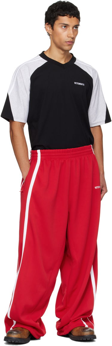 Trenirka VETEMENTS VETEMENTS Gym Pants Rdeča | UH76GP300R, 3