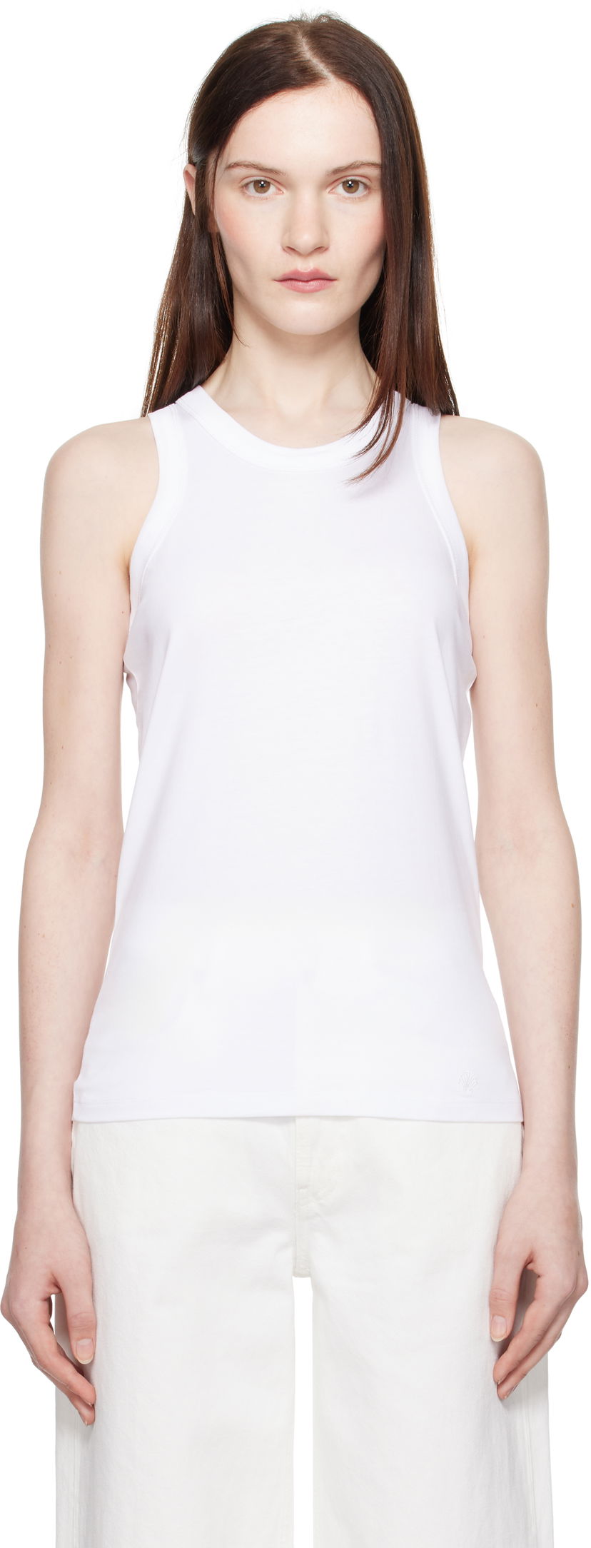 Majica brez rokavov Loulou de Saison Loulou de Saison Poso Tank Top Bela | POSO