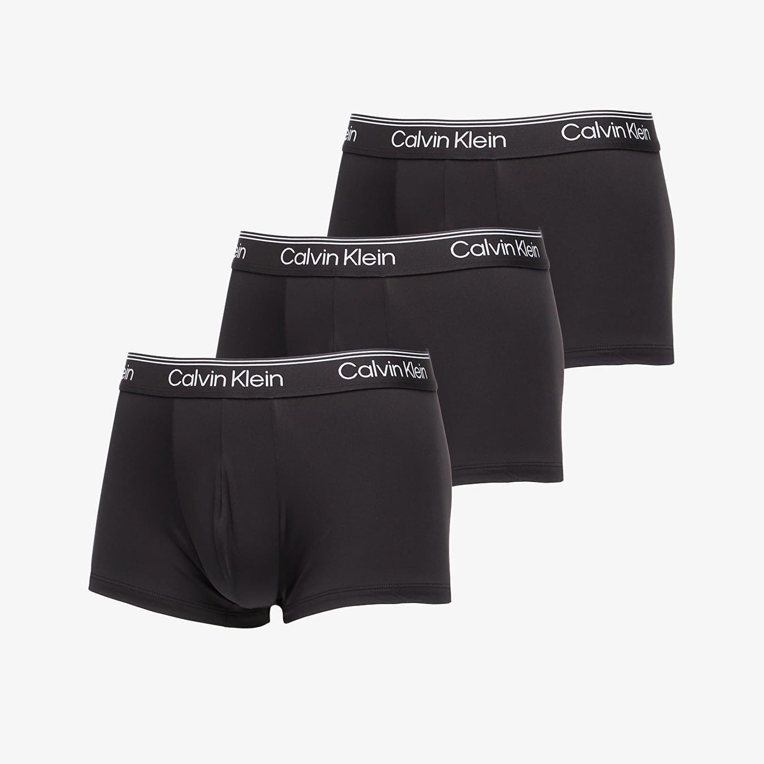 Boksarice CALVIN KLEIN Low Rise Trunk 3-Pack Black Črna | LV00NB4409 UB1, 0