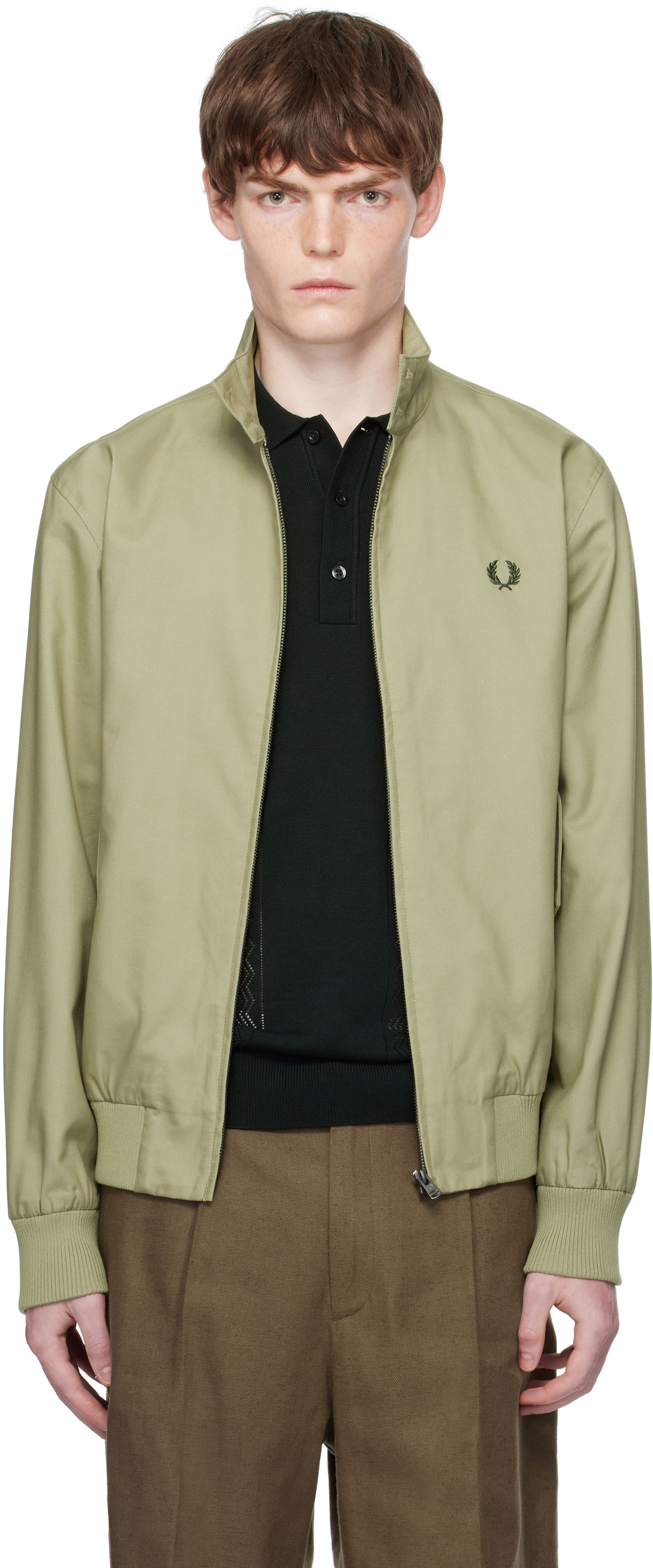 Jakna Fred Perry Fred Perry Classic Harrington Jacket Zelena | J8568, 0