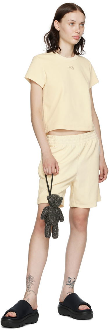 Kratke hlače Alexander Wang alexanderwang.t Hotfix Shorts Rumena | 4CC3214101, 3