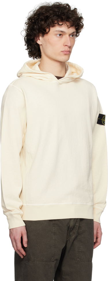 Pulover Stone Island Stone Island Malfilé Fleece Hoodie Bež | K1S15 6100037 S0060, 1