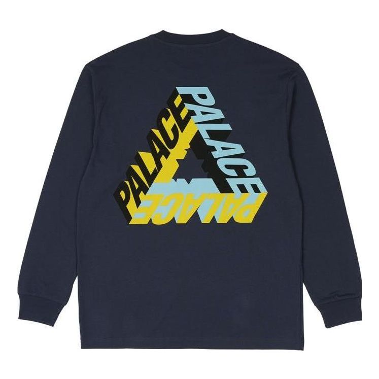 Majica Palace P-3D Graphic Longsleeve T-Shirt Modra | P25LS019