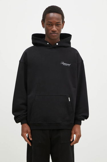Pulover Represent Clo Owners Club Script Hoodie Črna | OCM41200.001, 0
