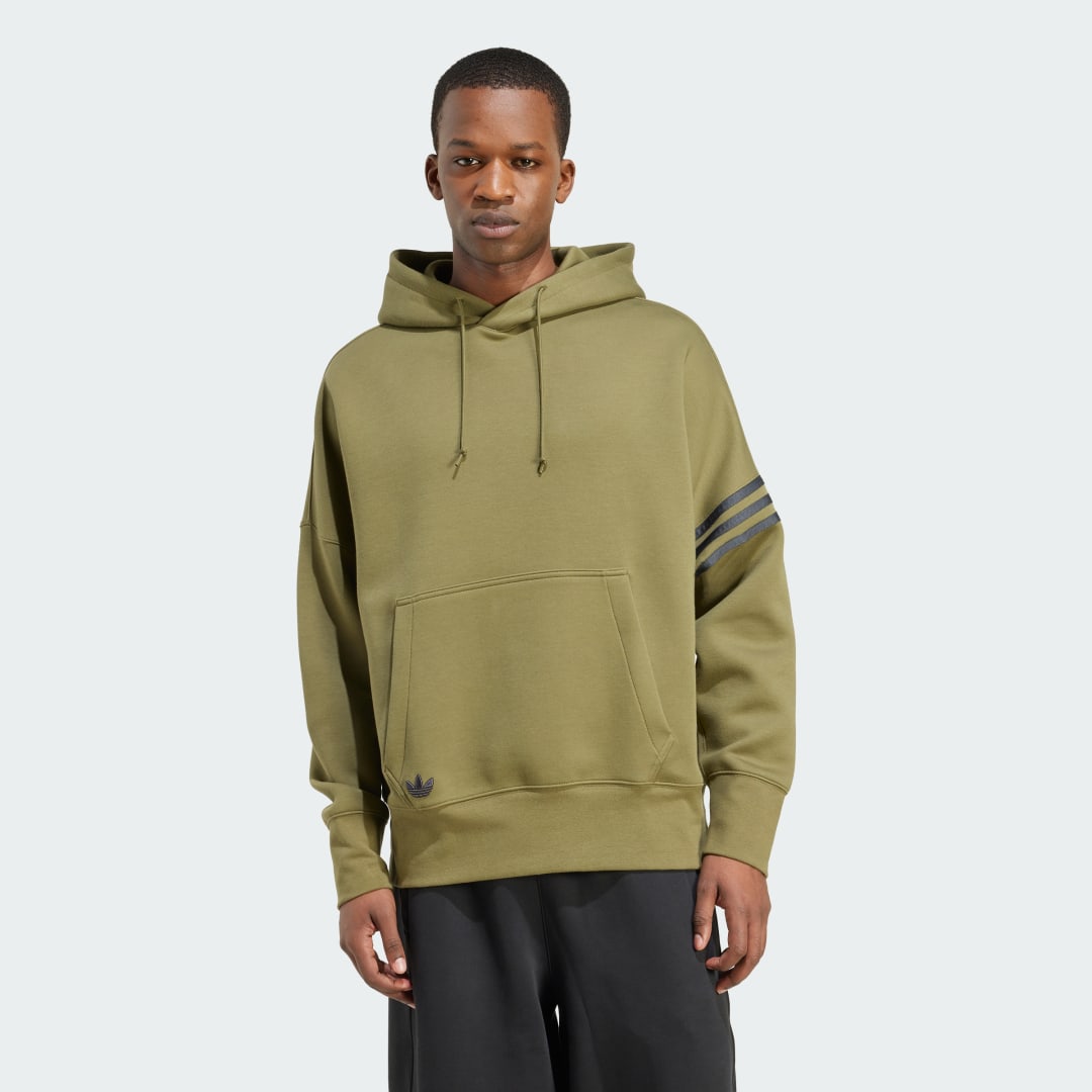 Pulover adidas Performance Neuclassics Hoodie Zelena | HZ3739, 0
