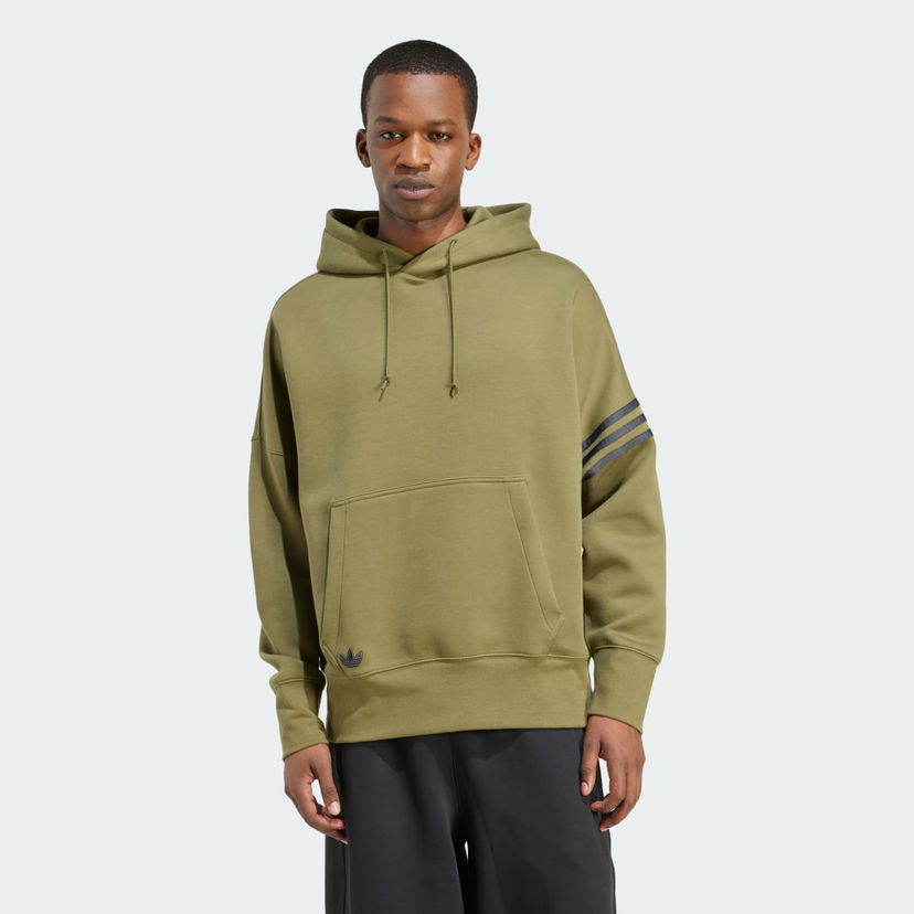 Pulover adidas Performance Neuclassics Hoodie Zelena | HZ3739