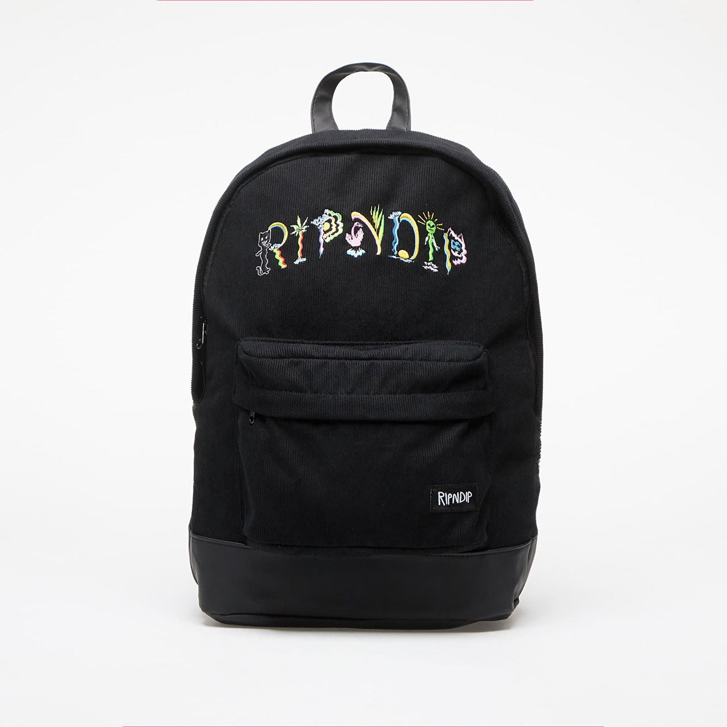Nahrbtnik RIPNDIP Venice Corduroy Backpack Black Črna | RNDSUM24238, 0