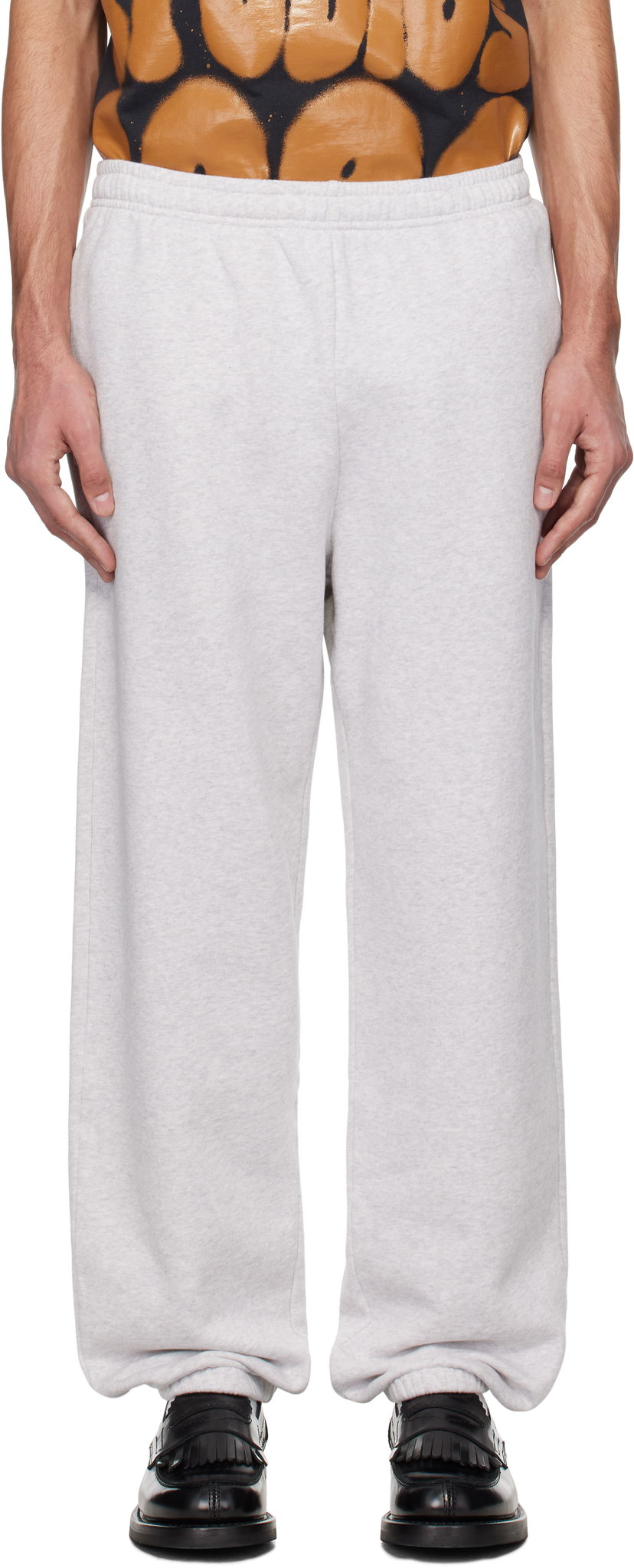 Trenirka Acne Studios Acne Studios Organic Cotton Sweatpants Siva | CK0117-