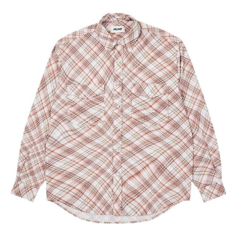 Srajce Palace Warp Check Shirt Bela | P22SHT063