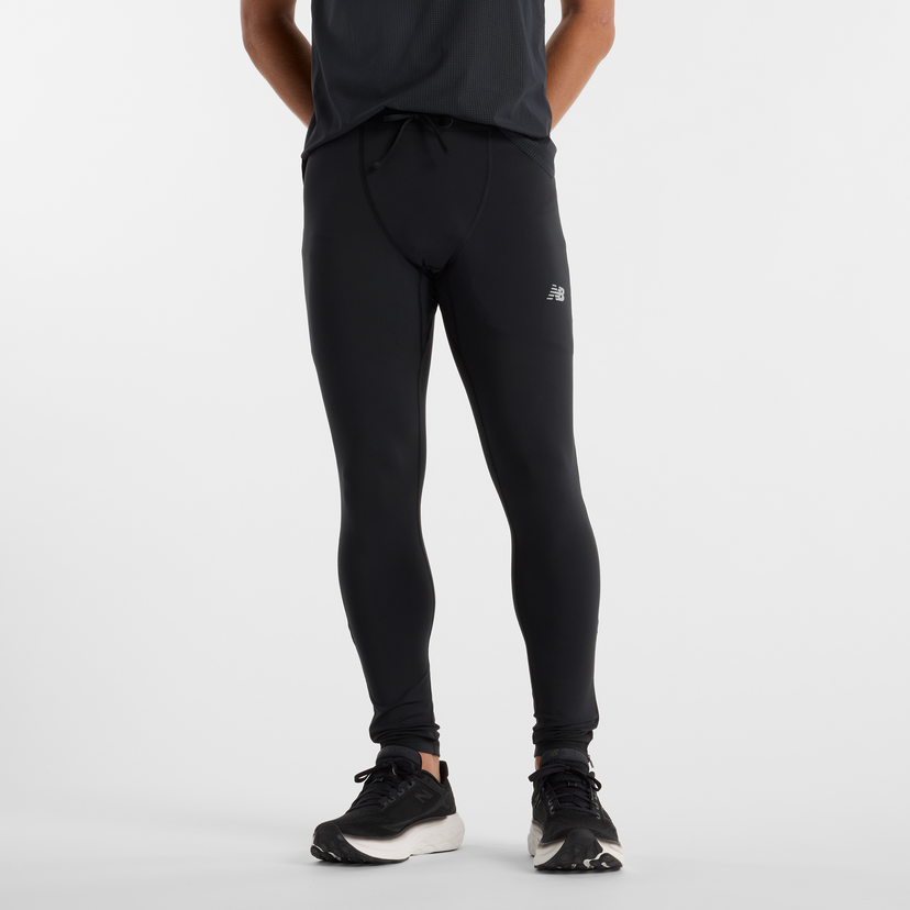 Pajkice New Balance Men's Running Tights Črna | NBMP51237BK