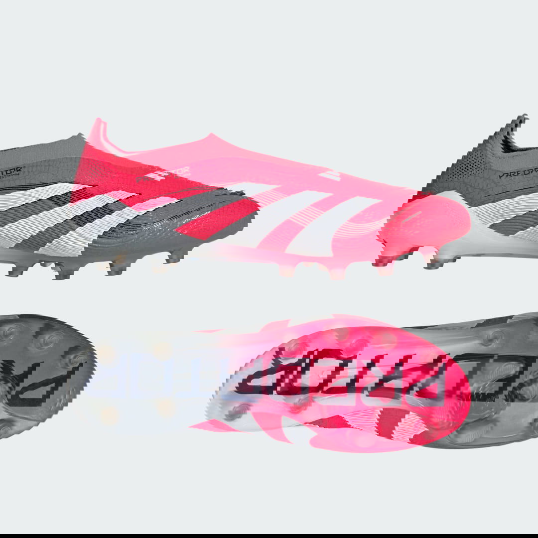 Superge in čevlji adidas Performance Predator Elite Laceless Artificial Grass Roza | ID3817, 0