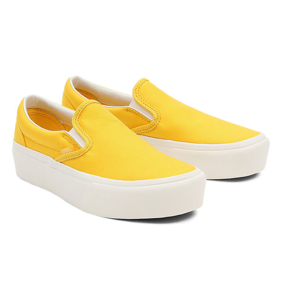 Superge in čevlji Vans Classic Slip-On Platform Rumena | VN0A5KXBB10, 0