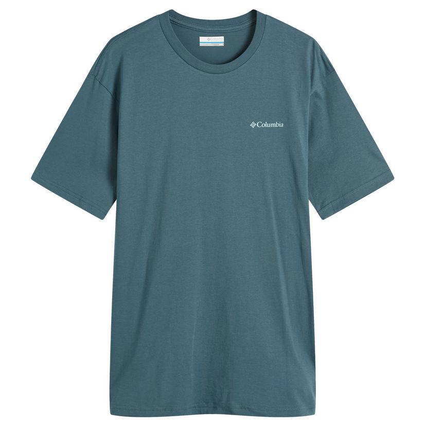Majica Columbia North Cascades Short Sleeve T-Shirt, Size Small Modra | 1834041-429