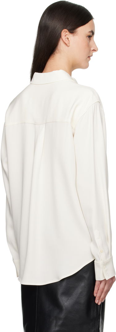 Srajce Anine Bing ANINE BING Braxton Button-Down Shirt Bela | A-07-10840-IVY26, 2