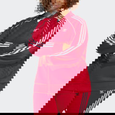 Bomber jakna adidas Originals Adicolor Classics SST Plus Size Track Jacket Rdeča | IB5914, 5