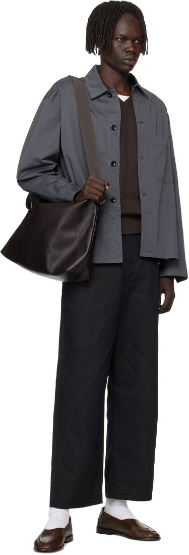 Torba za čez ramo LEMAIRE Lemaire Large Folio Bag Črna | BG0165 LL0138, 3